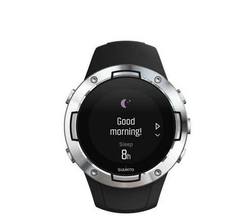 Ceas sport Suunto 5 G1 All Black, unisex,alb și negru