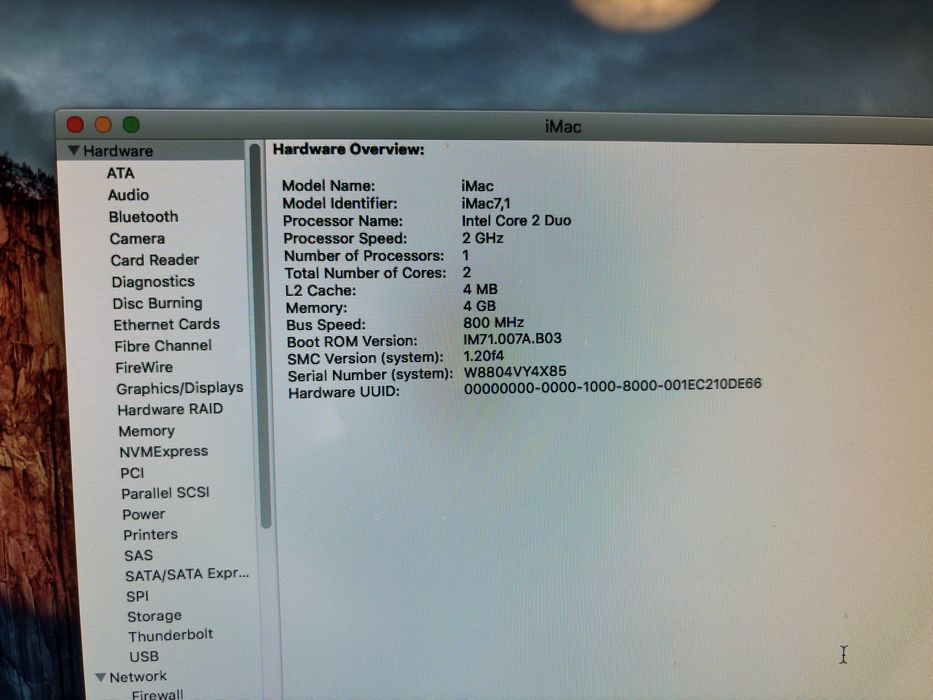 iMac late 2007 functional