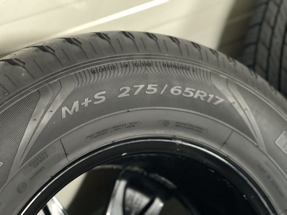 Vand jante aliaj Dezent TH Black + Anvelope all season Goodyear