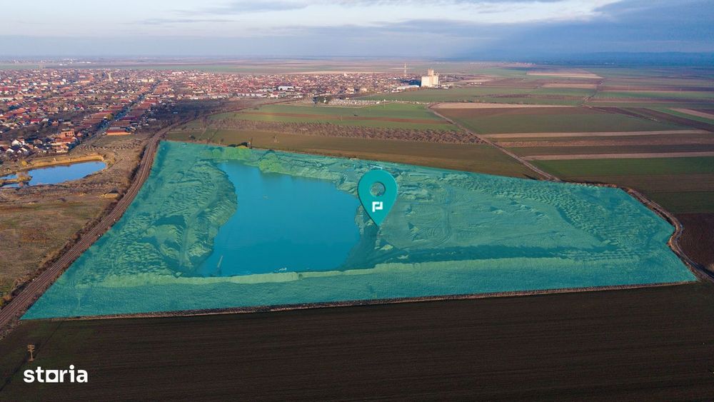 Balastieră în județul Arad cu teren de 12.5 ha