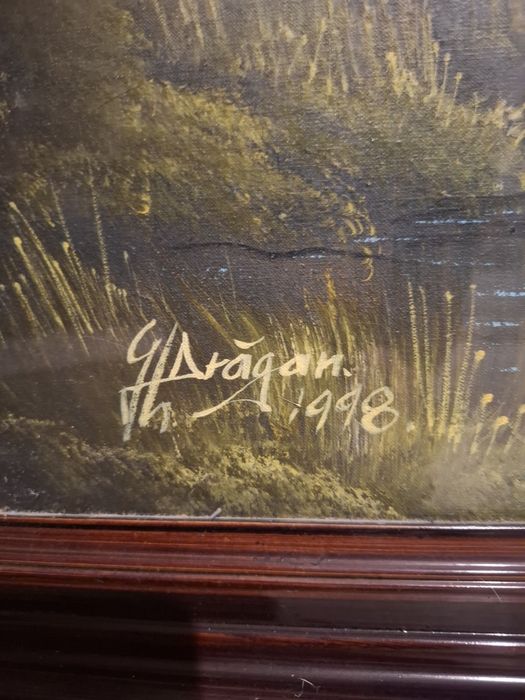 Vând tablou pictat pe hartie