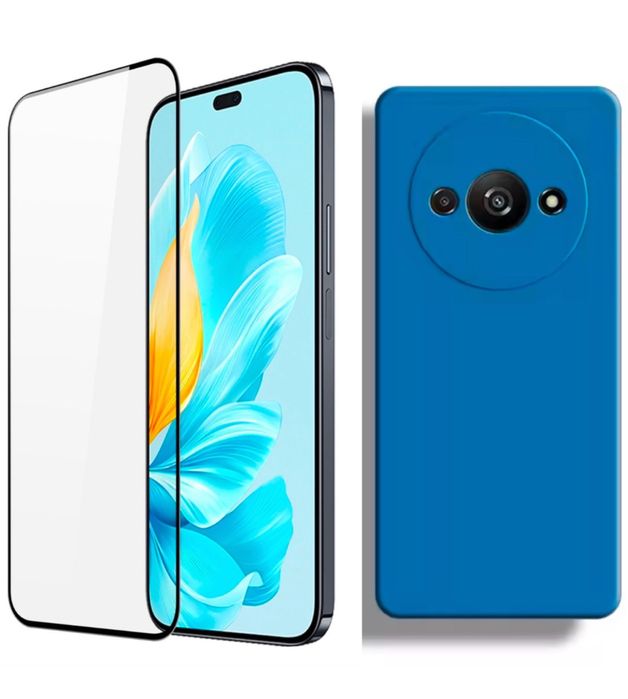Husa X LEVEL TPU Catifea + Folie Sticla Xiaomi Redmi A3/A5/14C/13C/14C