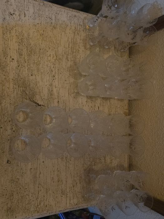 Set pahare cristal Vitrometan Mediaș