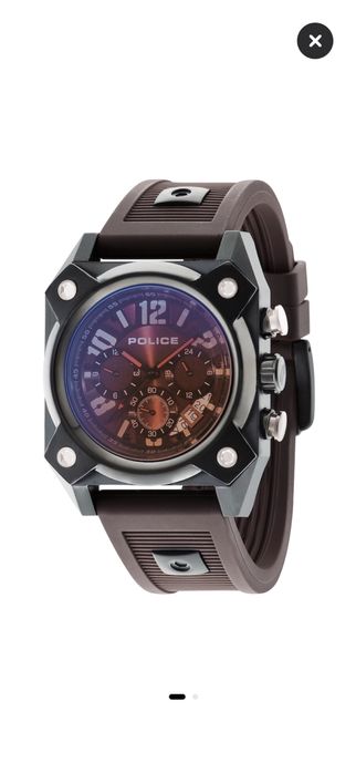 Ceas Police, Curea silicon, Maro închis