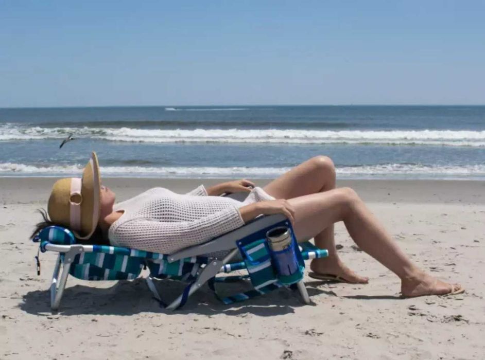 Томи Бахама ПРОМОЦИЯ 2 Плажни Стола и Чадър Tommy Bahama ЛЯТО2026