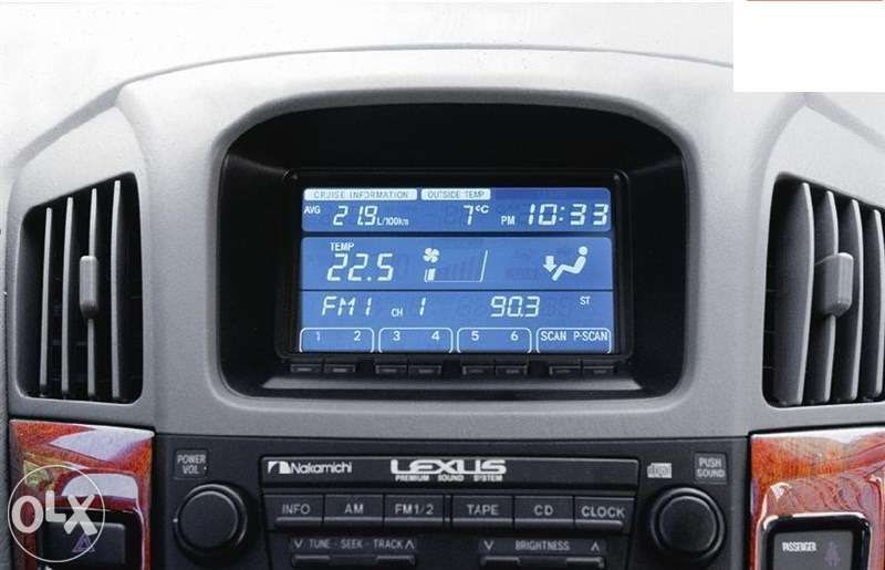Монитор (дисплей) на Lexus RX 300