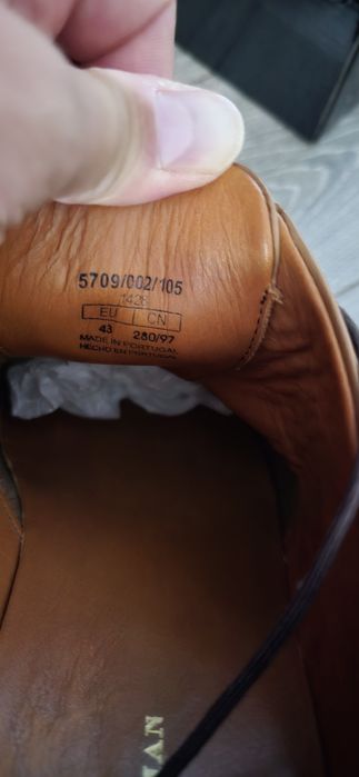Pantofi piele naturala Zara, marime 43