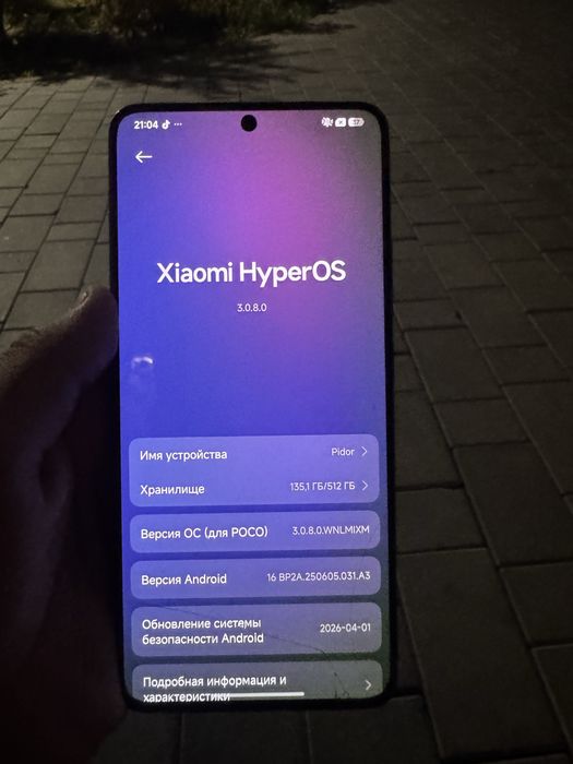 Poco x6 pro 12/512