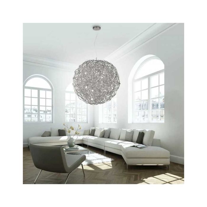 Candelabru suspendat argintiu designer Paul Neuhaus diam450/750 mm NOU