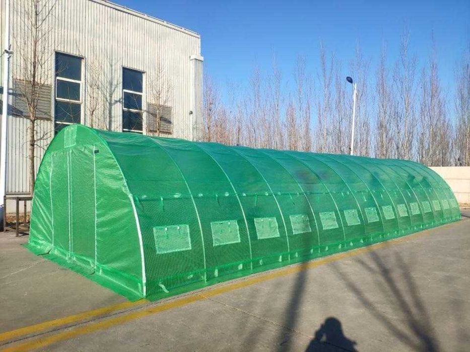 Парник Оранжерия 6х10 м 60кв, армиран РЕ 220 g/m2