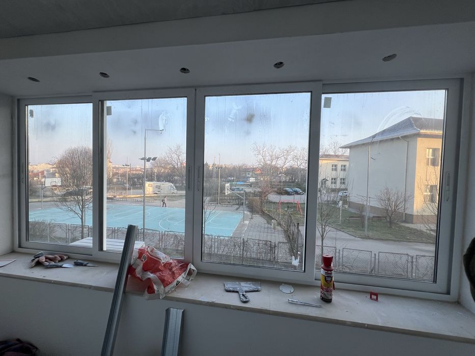 Алуминиева дограма плъзгащи прозорци като нова