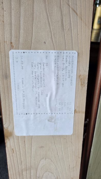 Set cuier lemn pictat manual