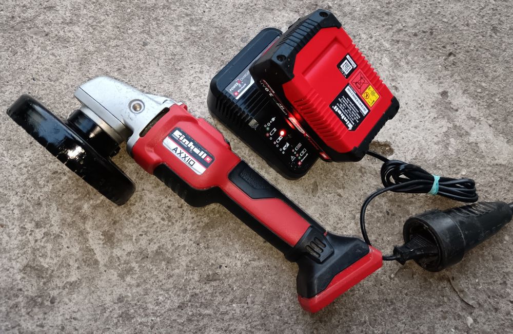 Flex EINHELL AXXIO, brushless, acumulator 3Ah, încărcător rapid