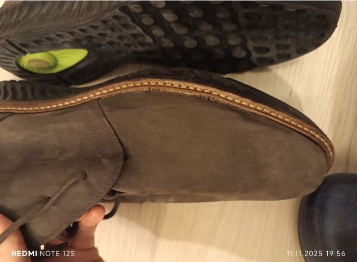 Ghete Ecco din piele întoarsă nr 44