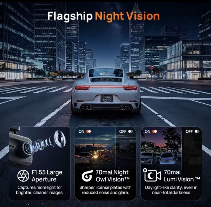 Camera auto 70mai A900 dual 4k!!! Atenție model lansat astăzi 17 august!!!