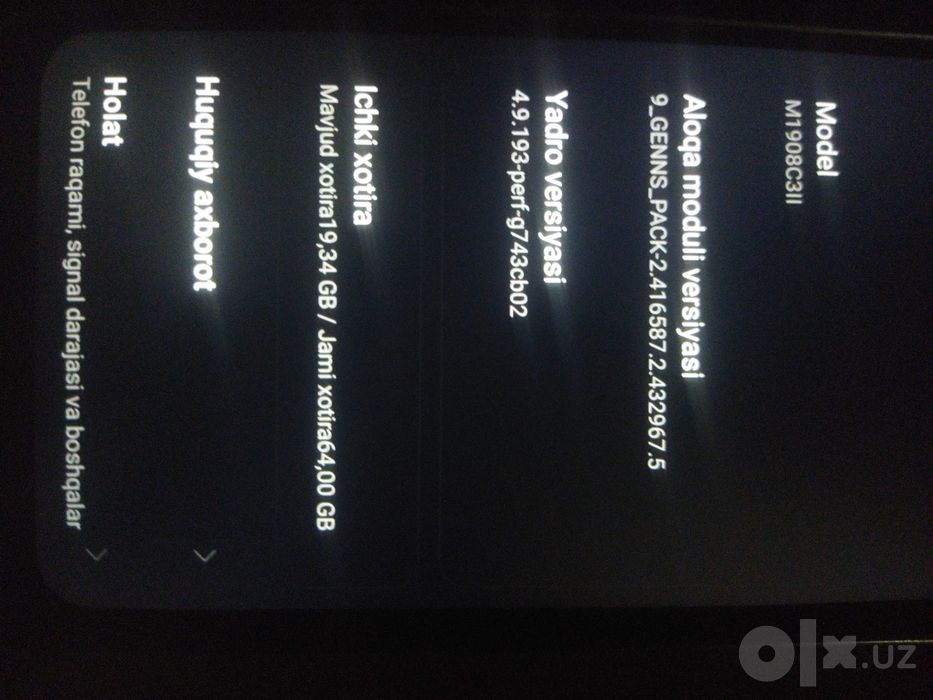 Redmi 8 sotiladi õzim ishlatganman siroshni sotiladi  pul kere