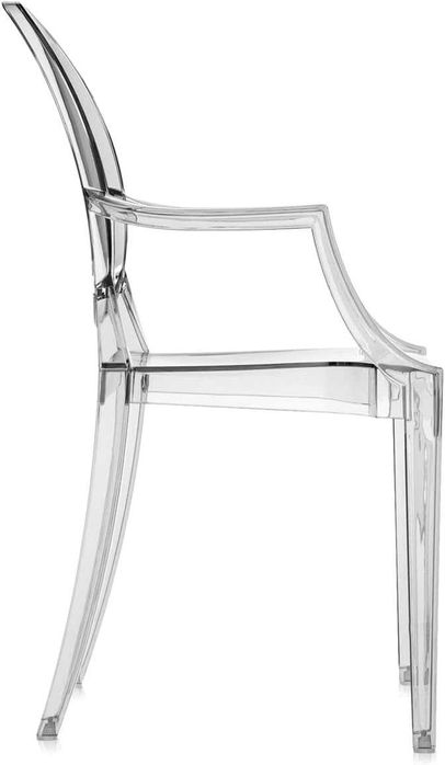 Scaun transparent pentru copii Kartell Lou Lou Ghost 37 x 39 x 63 cm