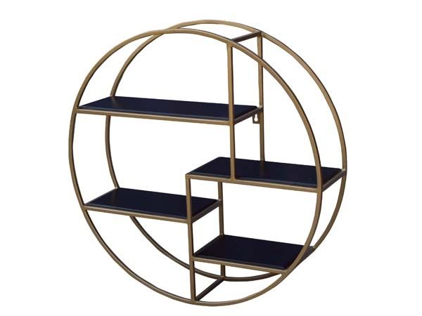 80см! Огромна кръгла стенна етажерка