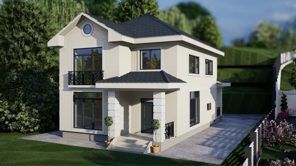 Teren de vanzare cu proiect de casa