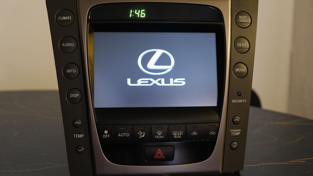 Lexus GS330,350 монитор климат-контроль
