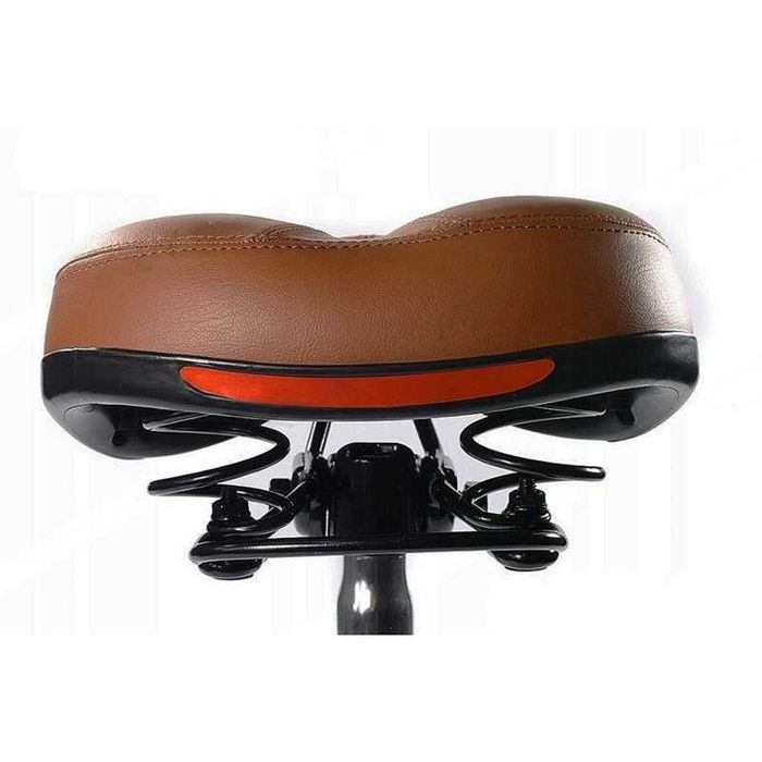 Универсална седака за велосипед LEOSHI, Въздушен отвор, Черна и Кафява