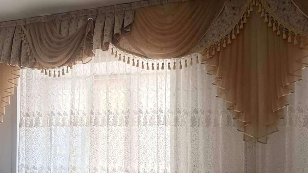 Тюль с ламбрекеном