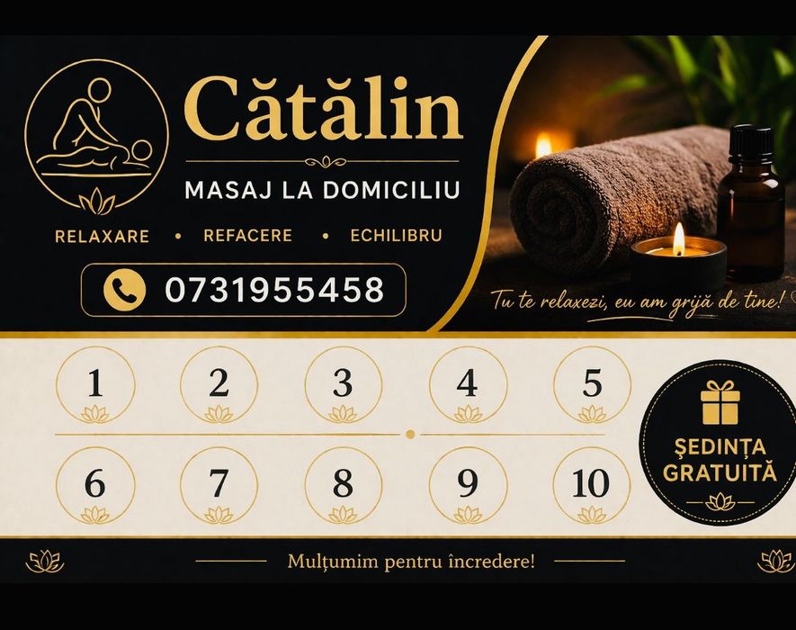 Masaj la domiciliu
