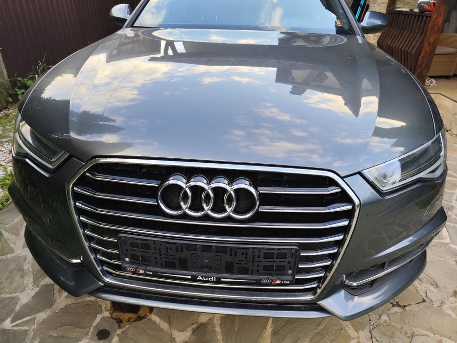 Fata completa Audi A6 C7 4G facelift Sline cu faruri matrix.2015+  Bara Sline far capota trager aripa radiator ventilator