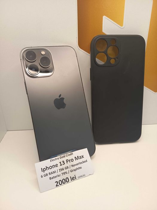 Iphone 13 Pro Max 256GB Neverlocked/Graphite/79% ID9626