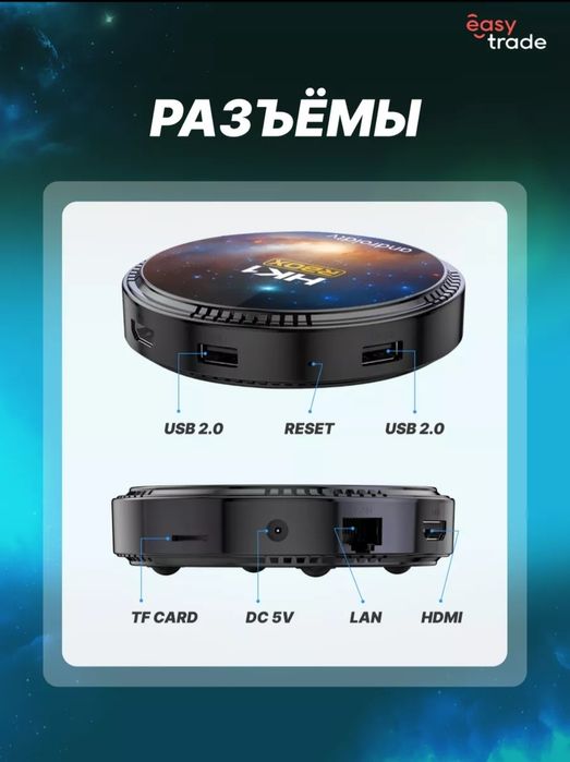 ‼️Смарт приставка.HK1 4/64GB android.Youtube+Бепул Каналлар+Кинолар.ф