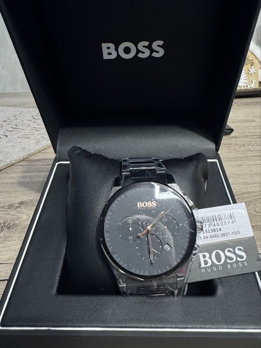 Мъжки часовник Hugo Boss 1513814, Кварцов, 44мм, 3ATM