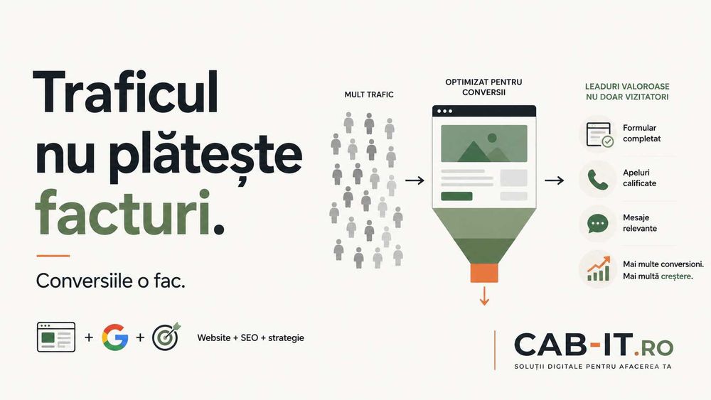 Creare Website Profesional | Site Prezentare si Magazin Online