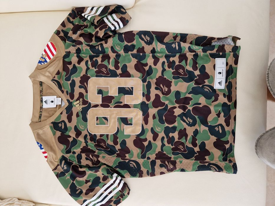 adidas x BAPE Football Jersey "Camouflage #93"