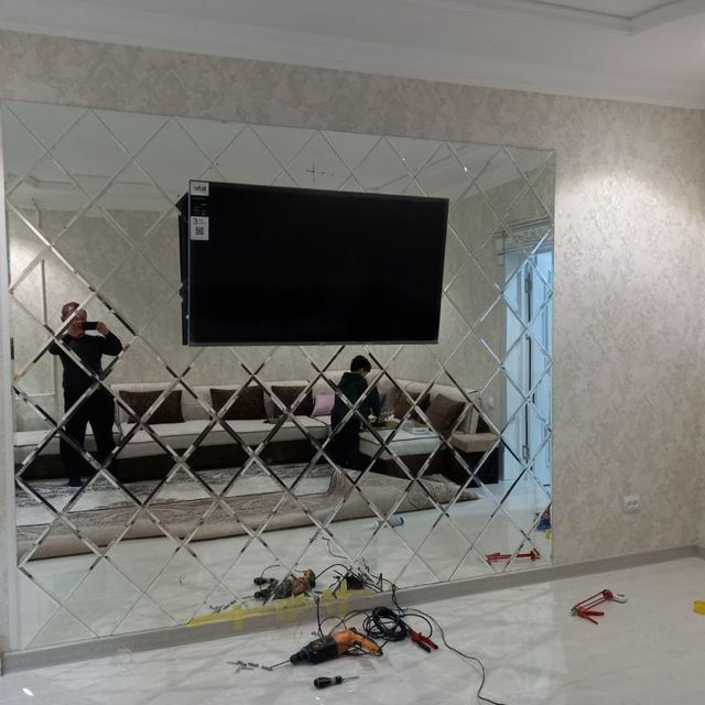 Тошойна зеркала Ромбик Ойна кесиш