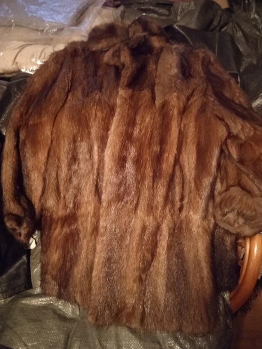 Haine de blană naturală midi