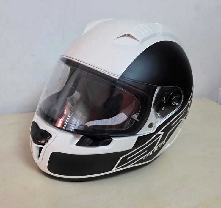 Casca moto Schuberth SR2, marimea XL, viziera clara, schimb