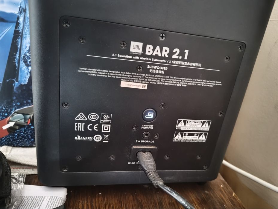 JBL BAR 2.1 с безжичен субуфер