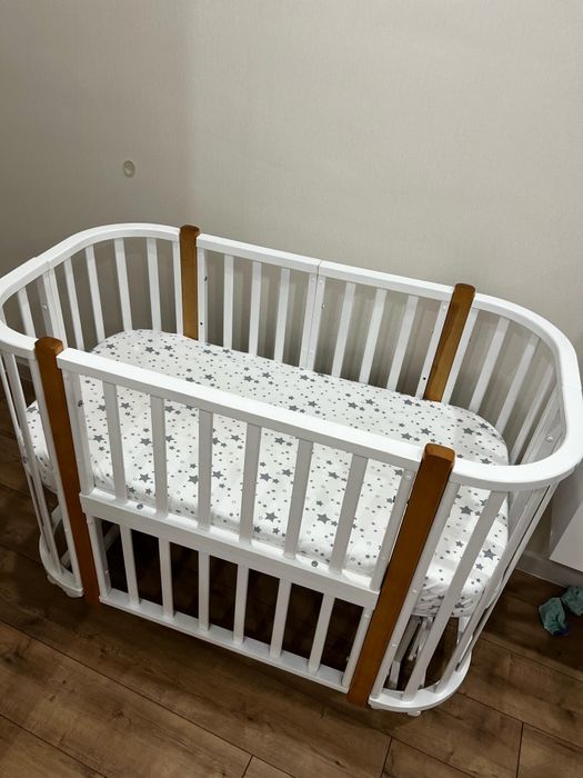 Продам детскую кроватку трансформер 5в1