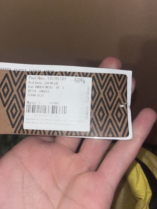 Vesta Geaca umbro din JD