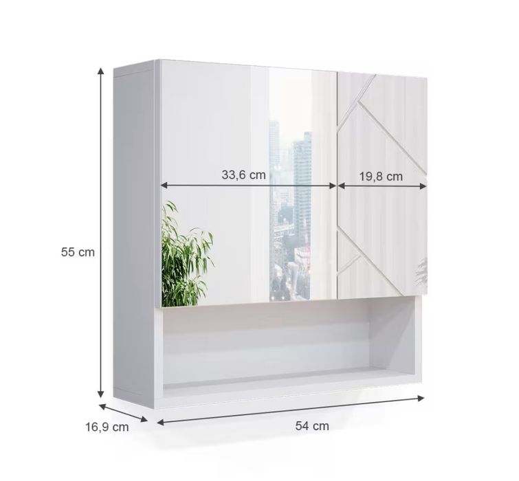 Огледален шкаф за над мивка 3403