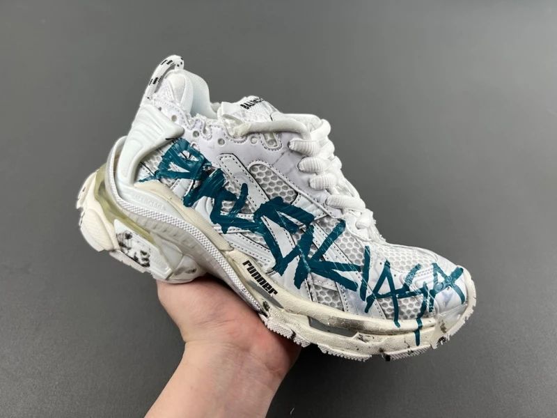 Balenciaga Runner - Navy/White