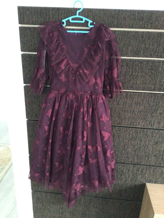 Rochie elegantă din dantelă pentru fetiță 11 ani