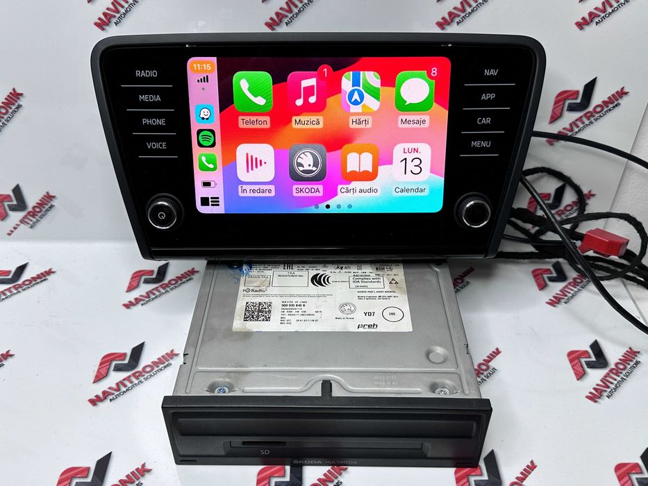 Unitate Navigație Originală Bolero Skoda Octavia 3 SmartLink CarPlay
