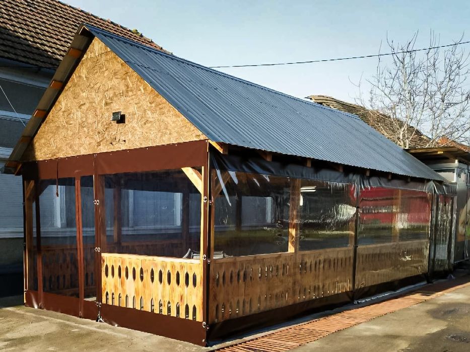 Terasă Rustică din lemn