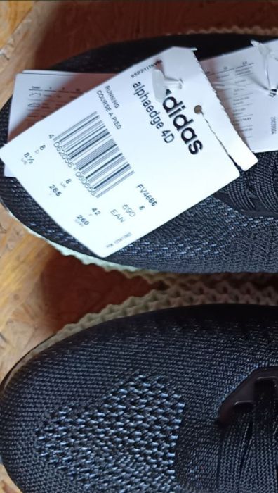 Adidas Alphaedge 4D Reflective Black Originali nr.42