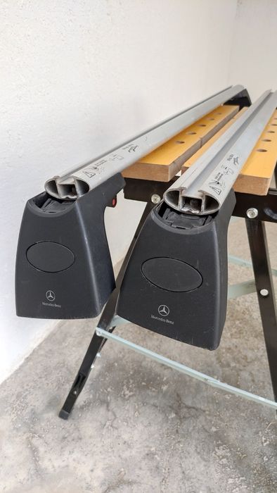 w211 Оригинален багажник за покрив (напречни греди, рейлинг, релси)