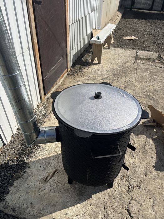 Продам казан с печкой