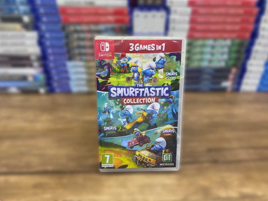 Новый The Smurftastic Collection Nintendo Switch/Смурфики 3в1 Нинтендо