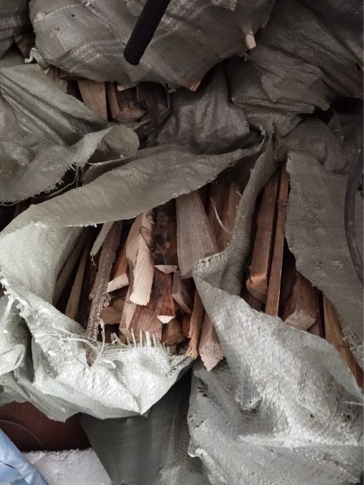 Дрова в мешках сосна сухая