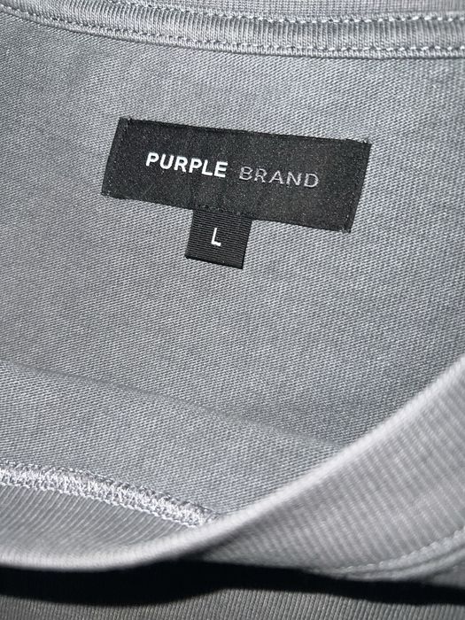 Purple Brand T-Shirt Double Logo